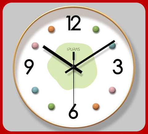 3D Cute Macaron Minimalist Clock