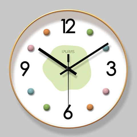 3D Cute Macaron Minimalist Clock