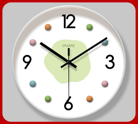 3D Cute Macaron Minimalist Clock