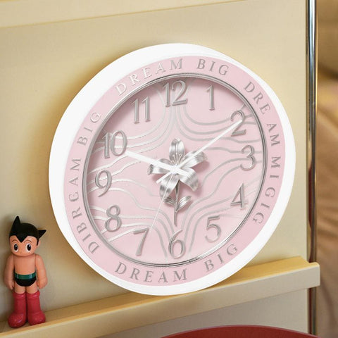 3D Lily Pink Korean Style Clock