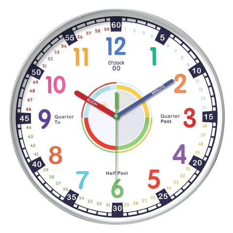 Educational Cartoon Learning Kids Clock