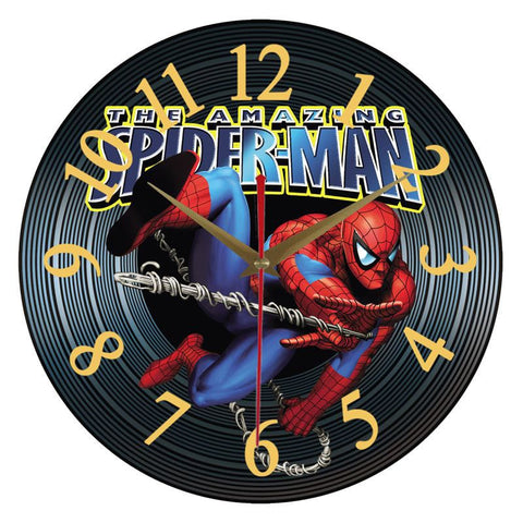 Vinyl Record Retro Silent Clock