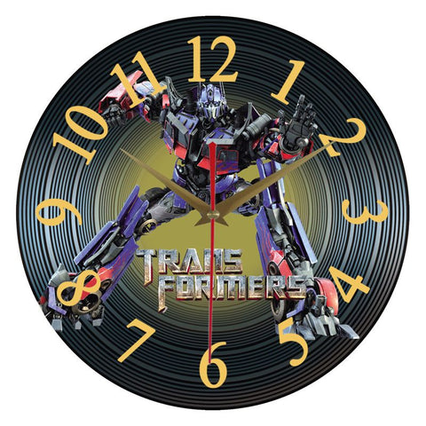 Vinyl Record Retro Silent Clock