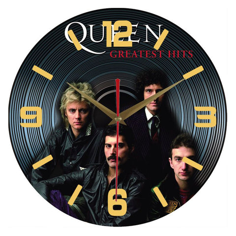 Vinyl Record Retro Silent Clock