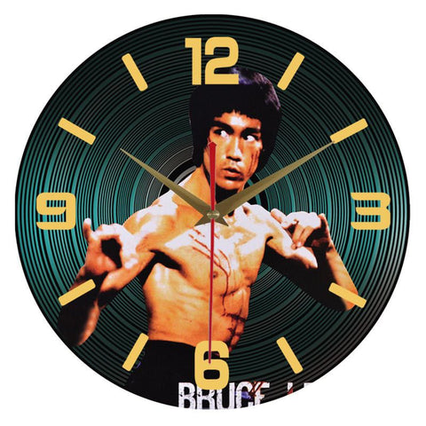 Vinyl Record Retro Silent Clock