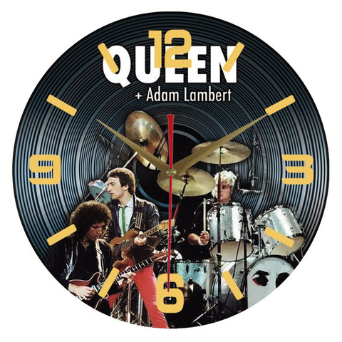 Vinyl Record Retro Silent Clock