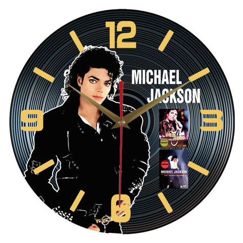 Vinyl Record Retro Silent Clock