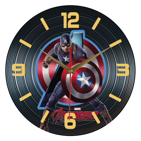 Vinyl Record Retro Silent Clock