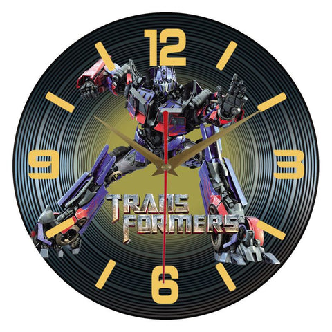 Vinyl Record Retro Silent Clock