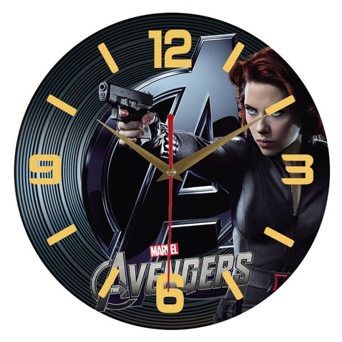 Vinyl Record Retro Silent Clock