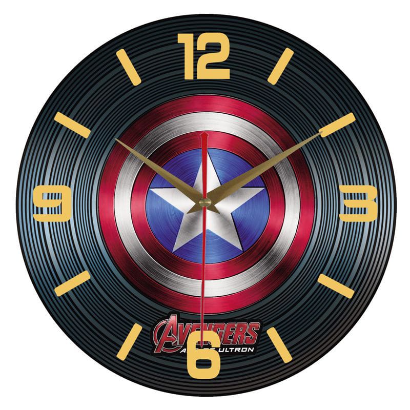 Vinyl Record Retro Silent Clock