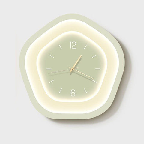 Cream Modern Minimalist Wall Clock