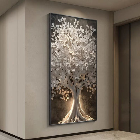 Luxury Money Tree Wall Art Decor