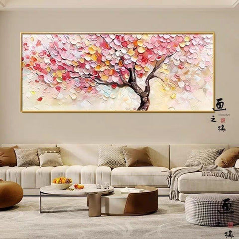 Premium Money Tree Living Room Wall Art