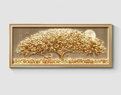 Premium Money Tree Living Room Wall Art