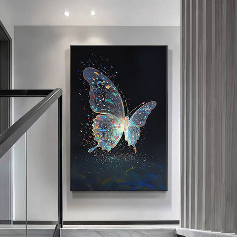 Elegant Butterfly Decorative Wall Art Painting