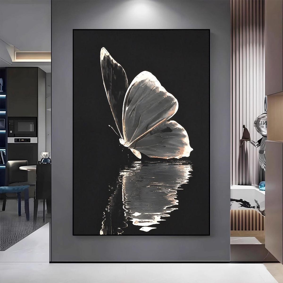 Elegant Butterfly Decorative Wall Art Painting