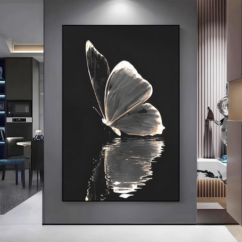 Elegant Butterfly Decorative Wall Art Painting