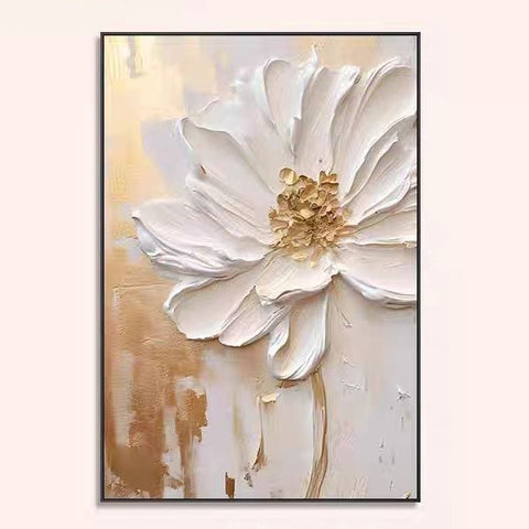 Retro Floral Living Room Wall Art