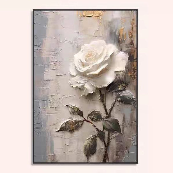 Retro Floral Living Room Wall Art