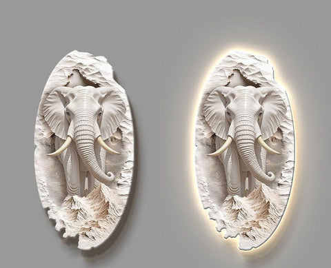 Lucky Deer Entryway Decorative Wall Art