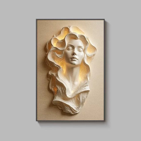 Alice Angel French Cream Living Room Art