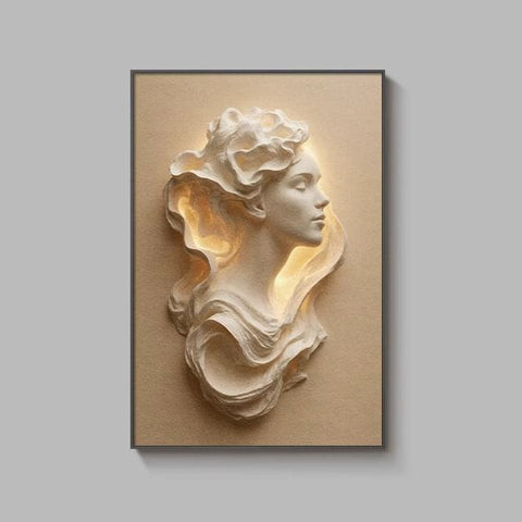 Alice Angel French Cream Living Room Art