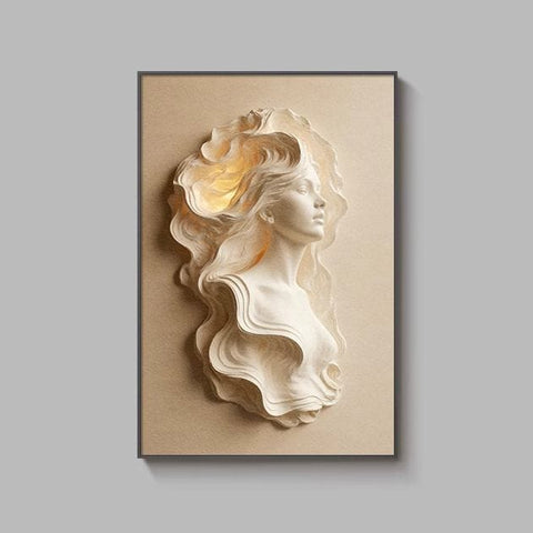 Alice Angel French Cream Living Room Art