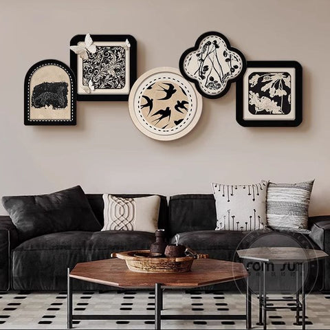 French Vintage LED Living Room Wall Art