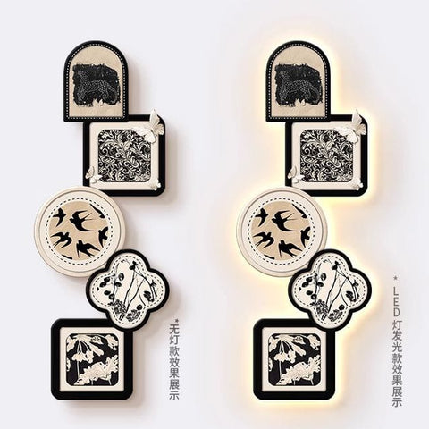 French Vintage LED Living Room Wall Art