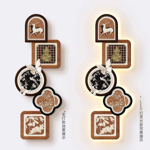 French Vintage LED Living Room Wall Art