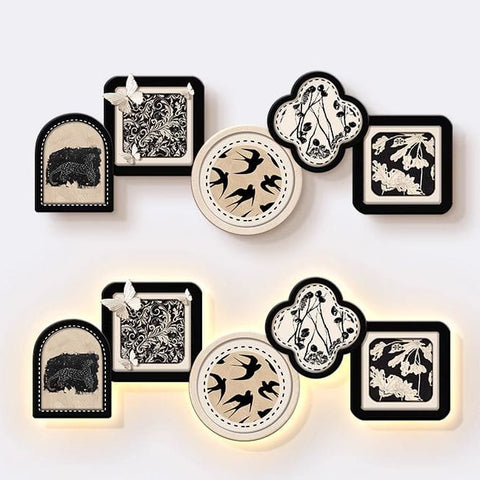 French Vintage LED Living Room Wall Art