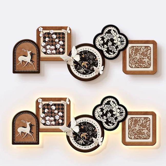 French Vintage LED Living Room Wall Art