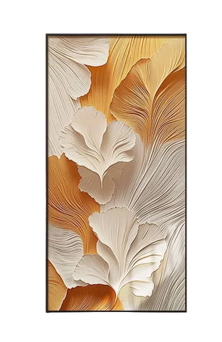Luxury Ginkgo Leaf Modern Wall Painting