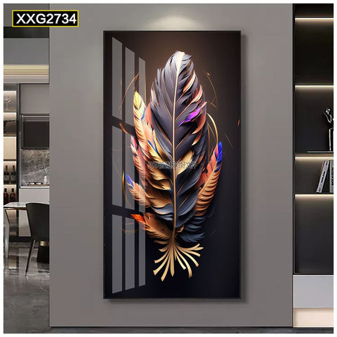 Luxury Crystal Porcelain Figure Wall Painting