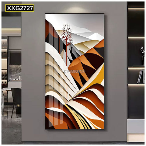 Luxury Crystal Porcelain Figure Wall Painting