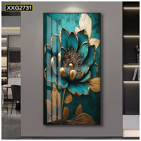 Luxury Crystal Porcelain Figure Wall Painting