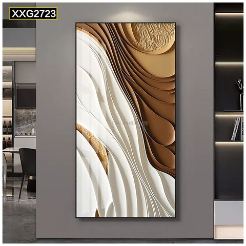 Luxury Crystal Porcelain Figure Wall Painting