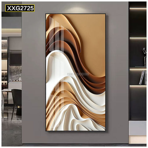 Luxury Crystal Porcelain Figure Wall Painting