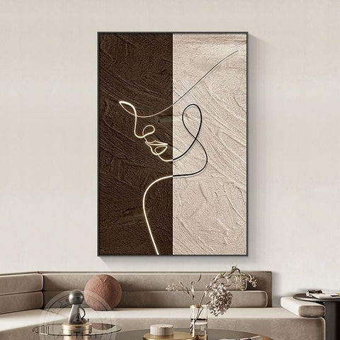 Nordic Abstract Modern Living Room Wall Art