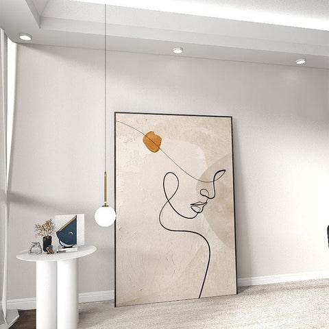 Nordic Abstract Modern Living Room Wall Art