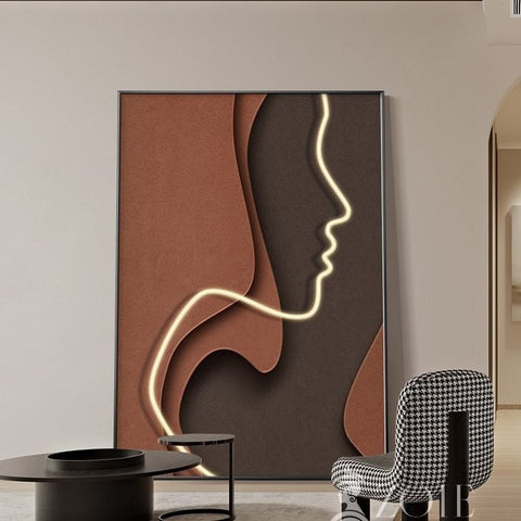 Nordic Abstract Modern Living Room Wall Art