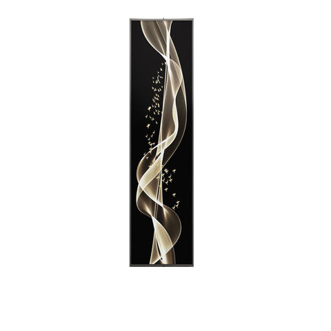 Light Luxury Vertical Strip Abstract Painting