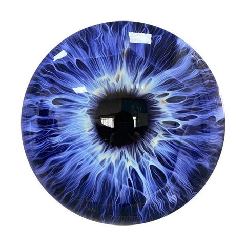 Cat-Eye Glossy Round Modern Wall Painting