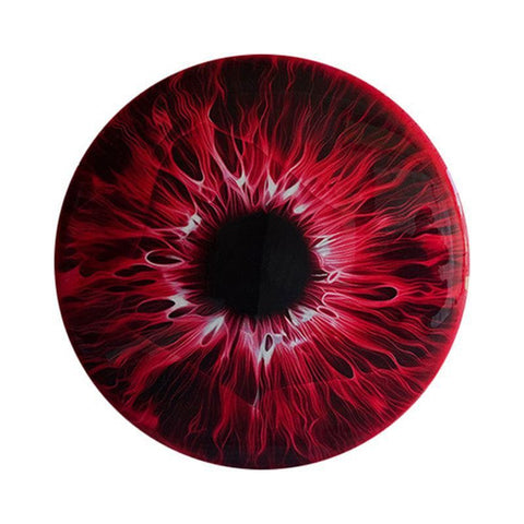 Cat-Eye Glossy Round Modern Wall Painting