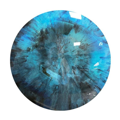 Cat-Eye Glossy Round Modern Wall Painting