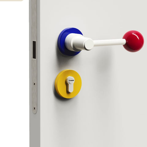 Interior Door Knob Lock Retro Bedroom Silent Handle