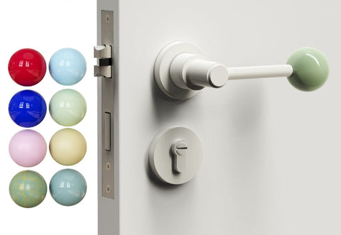 Interior Door Knob Lock Retro Bedroom Silent Handle