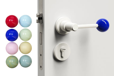 Interior Door Knob Lock Retro Bedroom Silent Handle