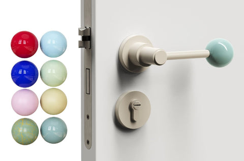 Interior Door Knob Lock Retro Bedroom Silent Handle